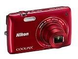 'NIKON COOLPIX S4300 Compact Digitalkamera (16 Megapixel, 3-Display 6 x optischer Zoom rot