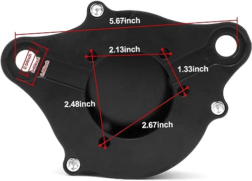Image of TDZ 2PC Motorcycle Air Cleaner Intake Filter Kit for Harley Sportster XL883 XL1200 2004-2015 (1style)