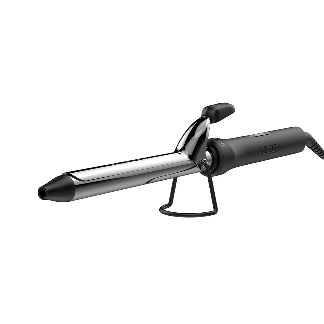 IKONIC CURLING TONG- 22MM 8inch Titanium Barrel Hair Curler Machine (BLACK & GOLDEN) with Safety Clip, Comfortable Rubber Grip for Salon like Hair Curls, Professional Hair Styling Tool-image-28