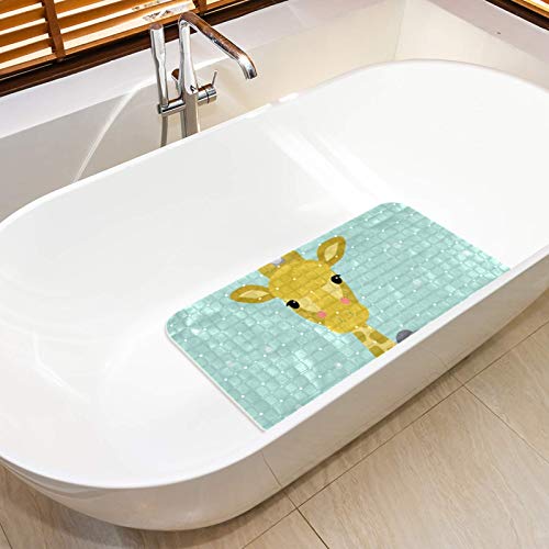 Tapis de douche lavable en machine pour le bain amusant des enfants