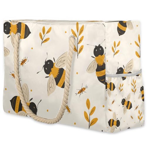 Beach Bags for Women Large Beach Tote Bag with Zipper Waterproof Sandproof Swim Pool Bag