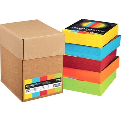 Neenah Paper 22999 Color Paper - Five-Color Mixed Reams, 24Lb, 8 1/2 X 11, 5 Colors, 2500 Sheets #1