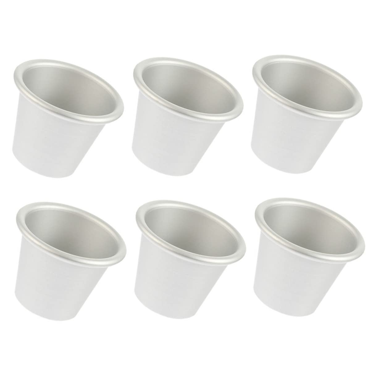 VINTORKY 6pcs Round Baking Cake and Pudding for Home Kitchen Bakery Temperature for Tarts Desserts