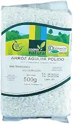 Arroz Agulha Polido Orgânico Coopernatural 500g