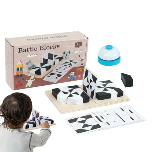 Bloques de puzzle de madera para divertirse en familia y desarrollar el ingenio en casa
