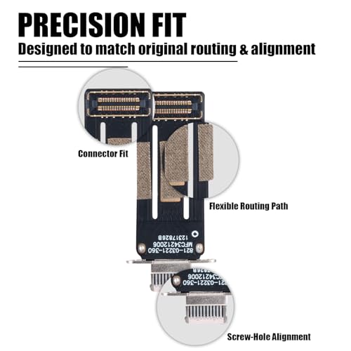 Image of Charging Port Replacement for iPad mini 6th Gen 8.3in 2021 Charger Port Flex Cable for iPad mini 2021 Dock Connector Module Replacement Compatible with: A2567 A2568 A2569 (Pink)