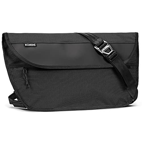 Chrome Industries Simple Messenger Bag Laptoptasche, wasserfest, MD-Medium, 15 l, schwarz, Einheitsgröße