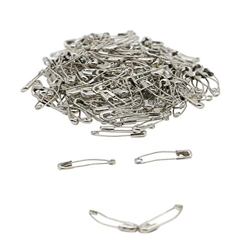 iNee Curved Safety Pins, Quilting Basting Pins, Nickel-Plated Steel, Size 1, 150 Count
