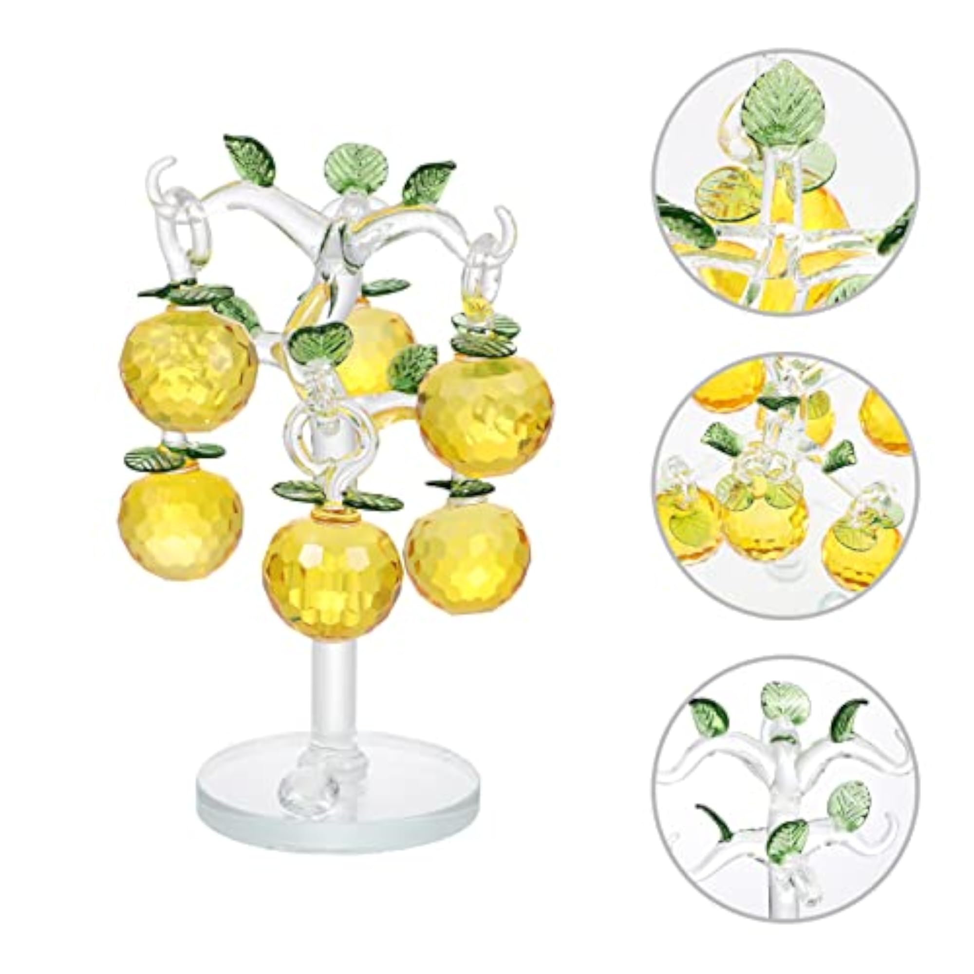 Crystal Apples Tree Decorative Good Luck Tree