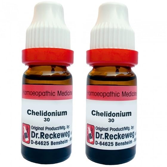 Chelidonium 30 11ML Dr. Reckeweg (Pack Of 2)