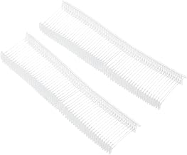 TOP-VIGOR 1000Pcs Tagging Barbs, 20mm Tagging Gun Fasteners, 0.79Inch Tag Pins, Plastic Standard Label Gun Price Tagging Barbs for Garment Price Tag Label, White