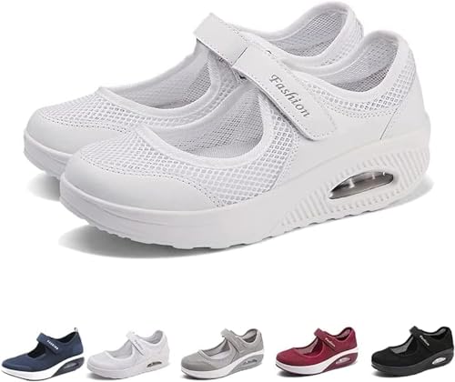 WTDXSPS Zapatos De Enfermera Ligeros Y Transpirables