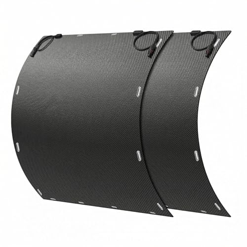 Solarpanel Flexibel, 460W Solarpanel Camping, 230W x2 Komplett Schwarze Solarmodul, Geeignet...