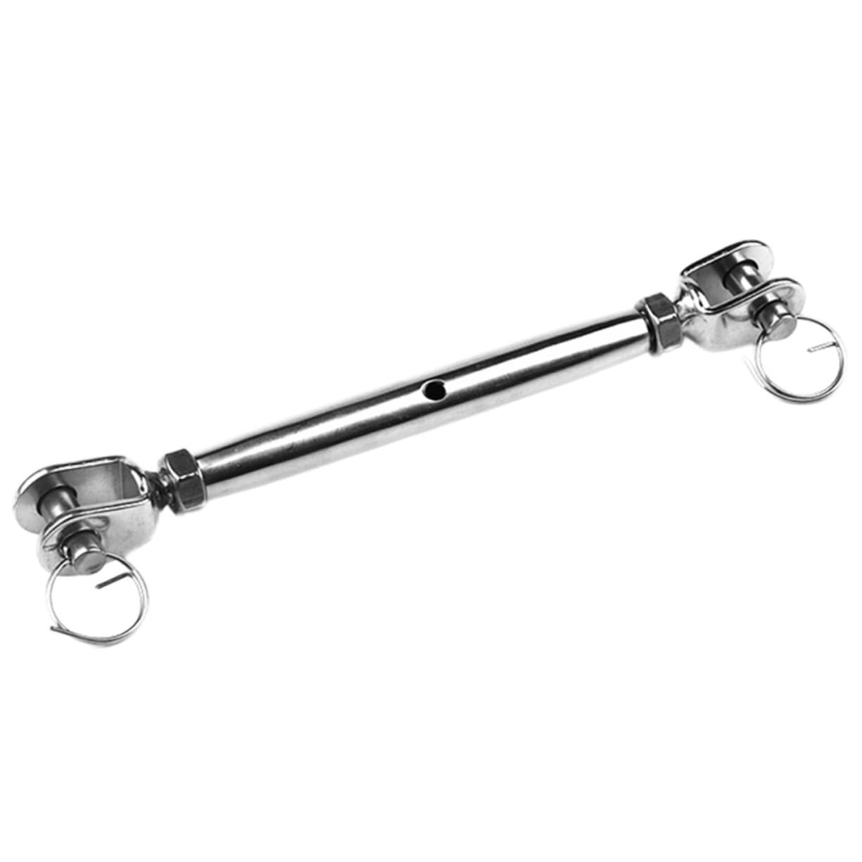 CHILDWEET Wire Rope Tensioner Cable Turnbuckle Cable Tightener Marine Turnbuckle Tool Jaw Closed Body Marine Wire Rope Turnbuckle Wire Rope Tightener 304 Stainless Steel Silver