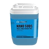 Nanoskin NANO SUDS Foaming Car Wash Shampoo 5 Gallons - Works with Foam Cannon, Foam Gun, Bucket Washes, Car Soap for Pressure Washer | Safe for Cars Trucks, Motorcycles, RVs & More | Fruity Scented, 640 Fl Oz (Pack of 1), Blue