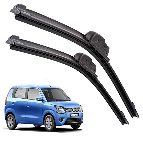 Image of Euro Care Windshield Car Wiper Blades Compatibility With Maruti Suzuki WagonR New (Model : 2019-Till Date) - Set of 2Pc (D-20,P-16)