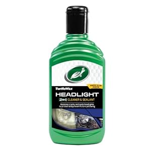 Turtle Wax Car Headlight Restoration – Removes Oxidation & Renews Yellowing Headlights (Liquid)