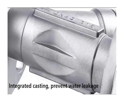 Vanne DN40 anti-corrosion en acier inoxydable industrielle - 8