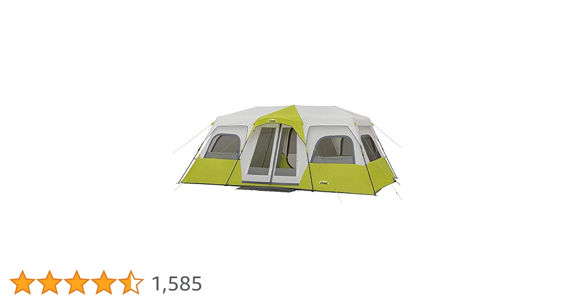 Core インスタント　テント 12p instant tent 12 Person Lighted Instant Cabin Tent – Core Equipment