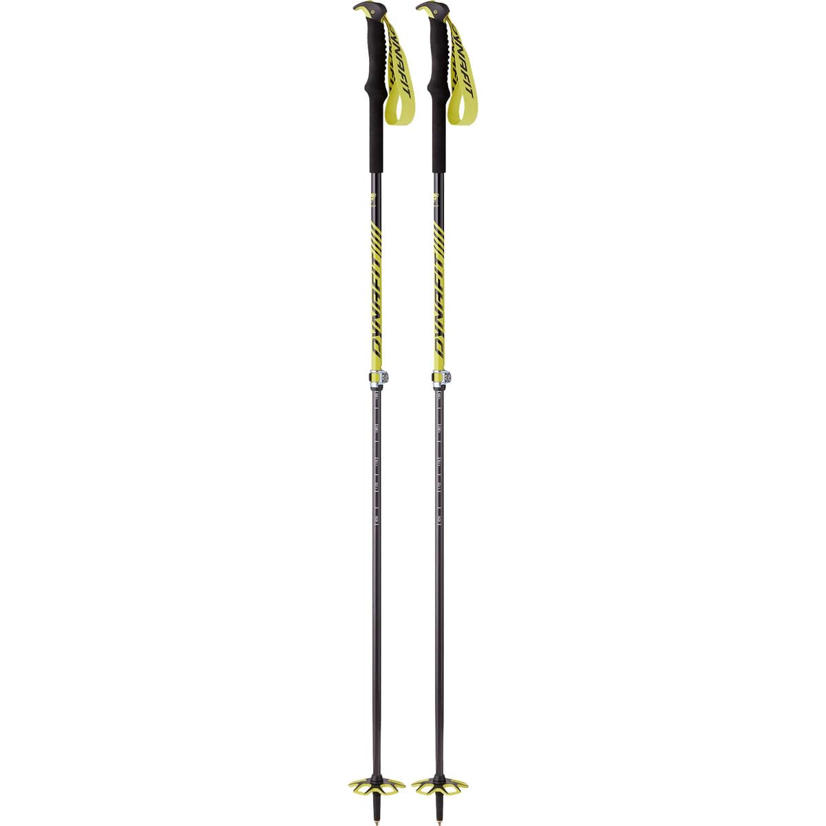 DYNAFIT Free Vario Tourenstöcke, Fluo Yellow, 105-145cm
