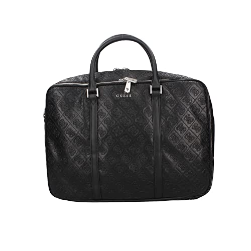 Sac à dos Guess en écocuir premium noir avec finitions double poignées