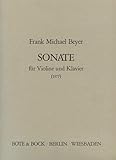 Sprache: Englisch Sonate: Violine und Klavier.