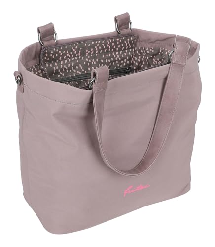 Sac à épaule Lea grand volume violet gris pour ne plus manquer d'espace