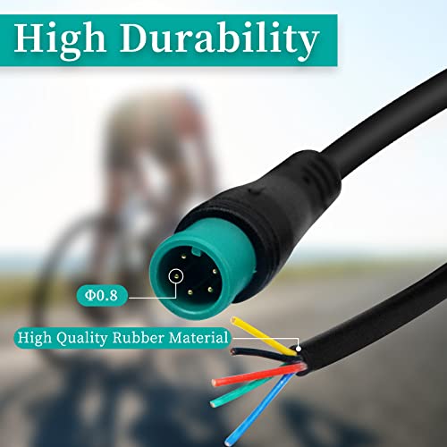 image for baluoqi Extension Cable 2Pin/3Pin/4Pin/5Pin/6Pin Waterproof Plug with 