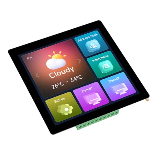 Placa de desarrollo de 32 bits con pantalla tactil de respuesta inmediata 4
