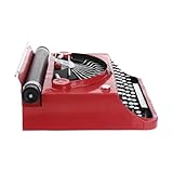 Modèle décoratif de machine à écrire – rétro, moderne et élégant, peut servir d'ornement de bureau et d'objet de collection, machine à écrire manuelle décorative pour la maison ou le bureau