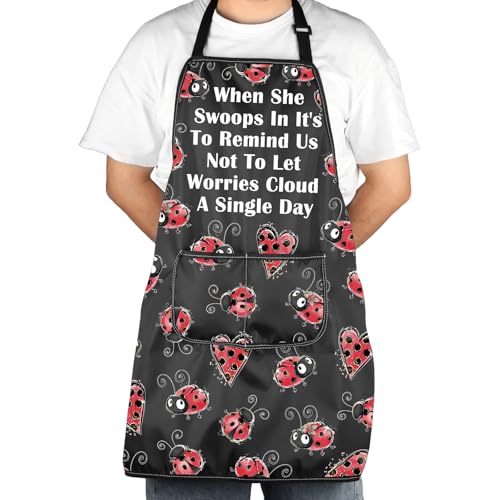 Tablier de cuisine coccinelle pour des moments gourmands en famille