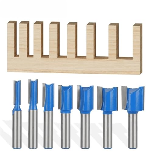 Fraise à rainurer bois tige 8mm ensemble de 7 outils - 3