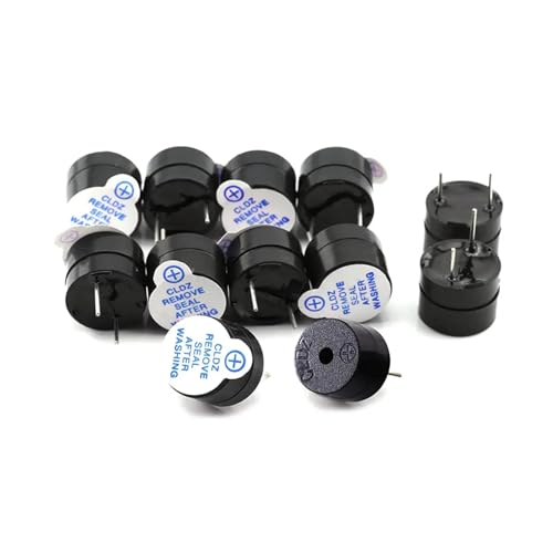 eufeifeiegds 10 pezzi cicalino di allarme attivo mini piezoelettrico adatto per cicalini elettronici fai da te 090512V x 10pcs