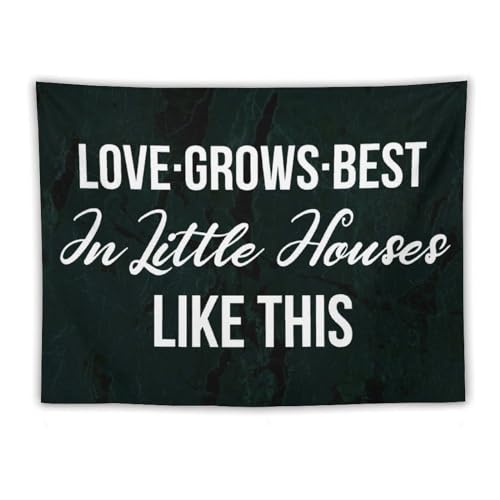 Tapiz de pared con frase motivacional Yelolyio de 60x80 pulgadas para decorar tu sala o dormitorio