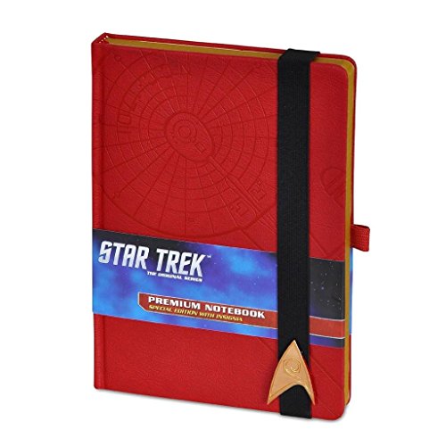 Star Trek Premium Notebook A5 Engineering Red