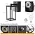 NookNova Porch Light with Outlet, Dusk to Dawn Outdoor Light with GFCI Outlet Porch Wall Sconce Waterproof Exterior Light Fixtures Outside for House Patio Garage Hallway