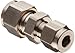 Parker A-Lok 8RU6-316 316 Stainless Steel Compression Tube Fitting, Reducing Union, 1/2" Tube OD x 3/8" Tube OD