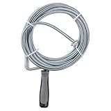 Cornat T595505 spirala do czyszczenia rur 9 mm x 5 m, srebrna