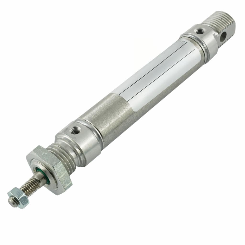 Fittingstore – ISO 6432 Pneumatikzylinder doppeltwirkend mit Magnetkolben – CETOP RP 52 P Druckluftzylinder (Kolben Ø: 25 mm // Hub: 250 mm)