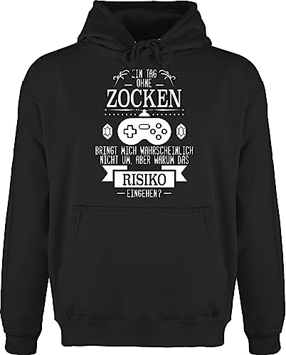Hoodie Herren Pullover Männer - Nerd Geschenke - EIN Tag ohne Zocken - L - Schwarz - Gaming Klamotten Kapuzenpullover sprüche Gamer zocker einen Pulli für Computer Nerds Geek Hoodies Hoodie Herren Pullover Männer - Nerd Geschenke - EIN Tag ohne Zocken - L - Schwarz - Gaming Klamotten Kapuzenpullover sprüche Gamer zocker einen Pulli für Computer Nerds Geek Hoodies