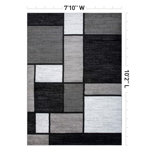 Tapete contemporáneo Rugshop 7'10" x 10'2" gris miniatura 2