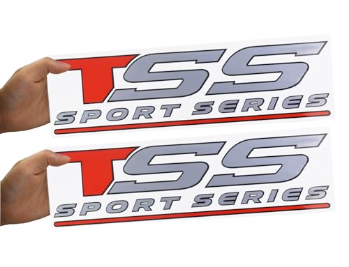 2Pc TSS Sport Series Decal Sticker Vinyl Fit for TSS (Red)