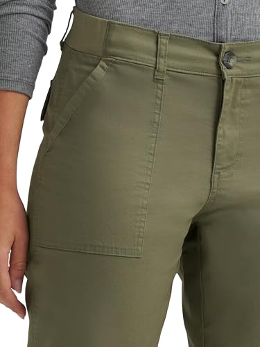 Image of Lee Women's Ultra Lux Comfort with Flex-to-go Utility Capri Pant