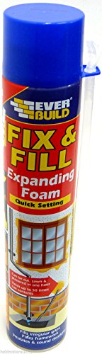 Image of Ever Build Fix & Fill Foam Expanding Foam Filler Quick Setting Foam Spray 750ml
