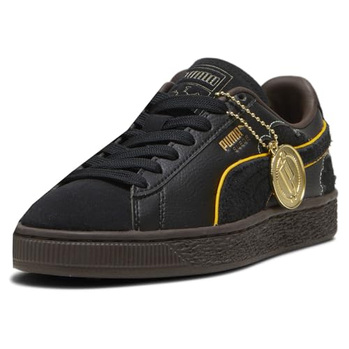 PUMA Kids Boys Suede 4 X Op Lace Up Sneakers Shoes Casual - Black2