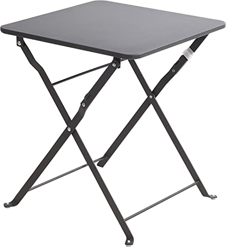 Campingtisch Gartentisch Falttisch Klapptisch Beistelltisch Schwarz Eckig 45x40x40cm C870 Cover