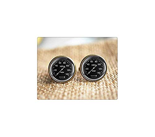 Bloody devil Customized Cufflinks, Handicraft artCar Speedometer Cuff Links,Speedometer Cuff Links,Trending Cuff Links, Fun Gifts for Men Race Car, Car Cuff Links, Car Lover Gift