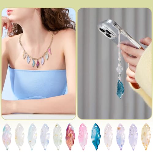 Perles en verre de qualité supérieure feuilles ciselées Beadthoven pour création de bijoux