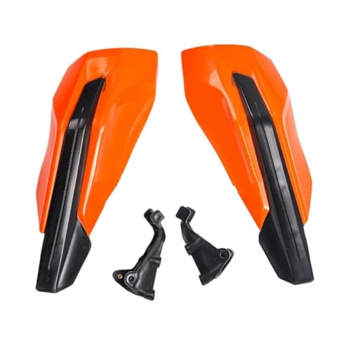 Protège-mains guidon de moto contre casse levier - Protections SX EXC orange