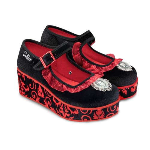 Image of Hot Chocolate Design Whimsical Women's Platform Mary Jane Shoes